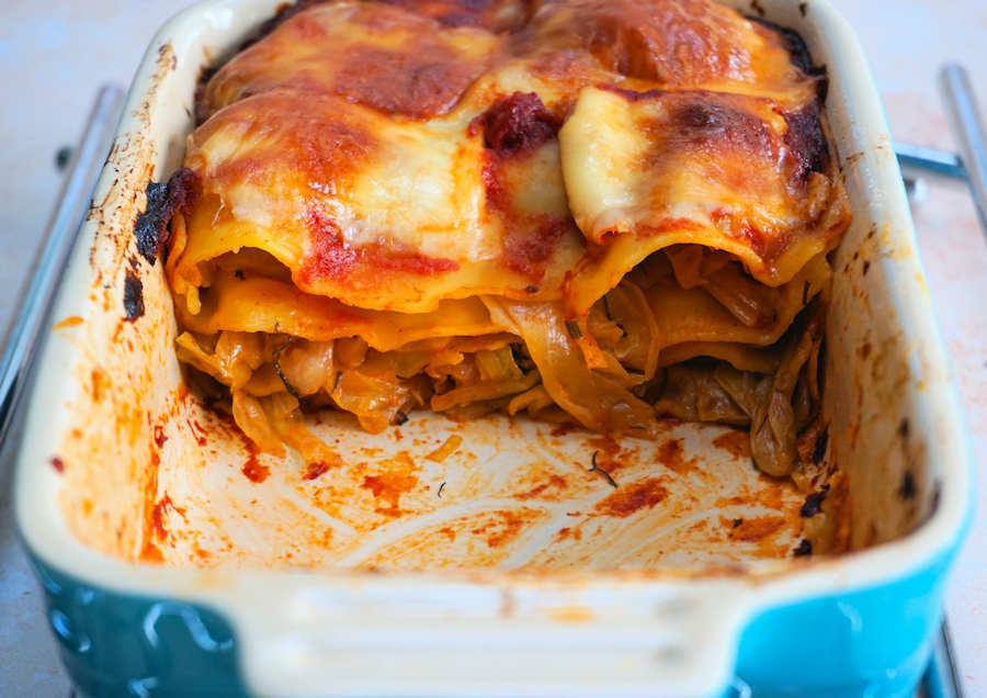 Cabbage Lasagne Recipe Cuisine Fiend